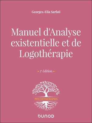 cover image of Manuel d'analyse existentielle et de logothérapie